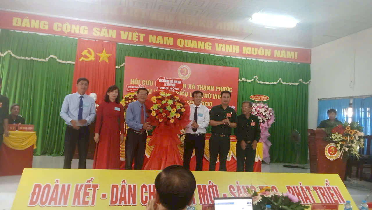 Hội Cựu chiến xã tổ chức Đại Hội